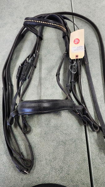 FULL Red Barn Dressage Double Bridle with reins