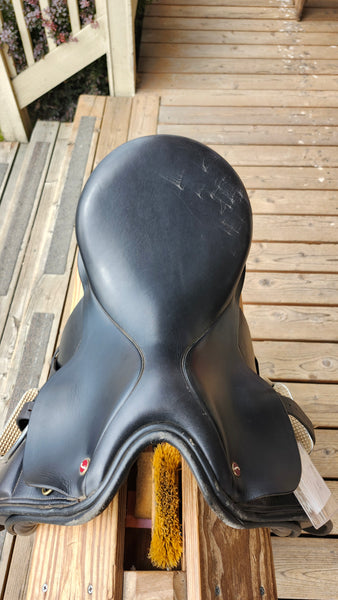 17.5" Jeffries Saddlery Dressage Saddle