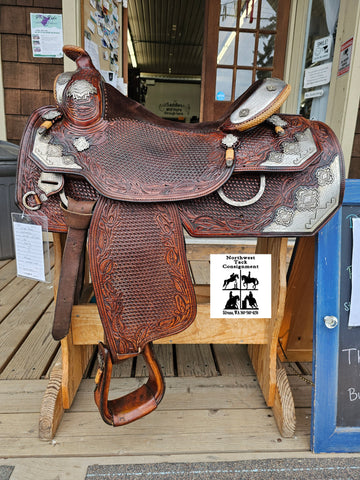 16" Silver Mesa Western Equitation Saddle