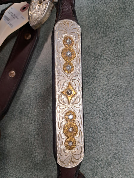 Tory Leather Silver Show Halter