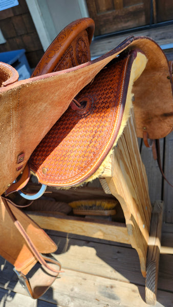 16" Paul Van Dyke Maker Wade Ranch Roper Saddle