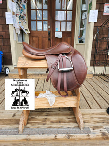 17.5" M. Toulouse Denise Close Contact English Saddle