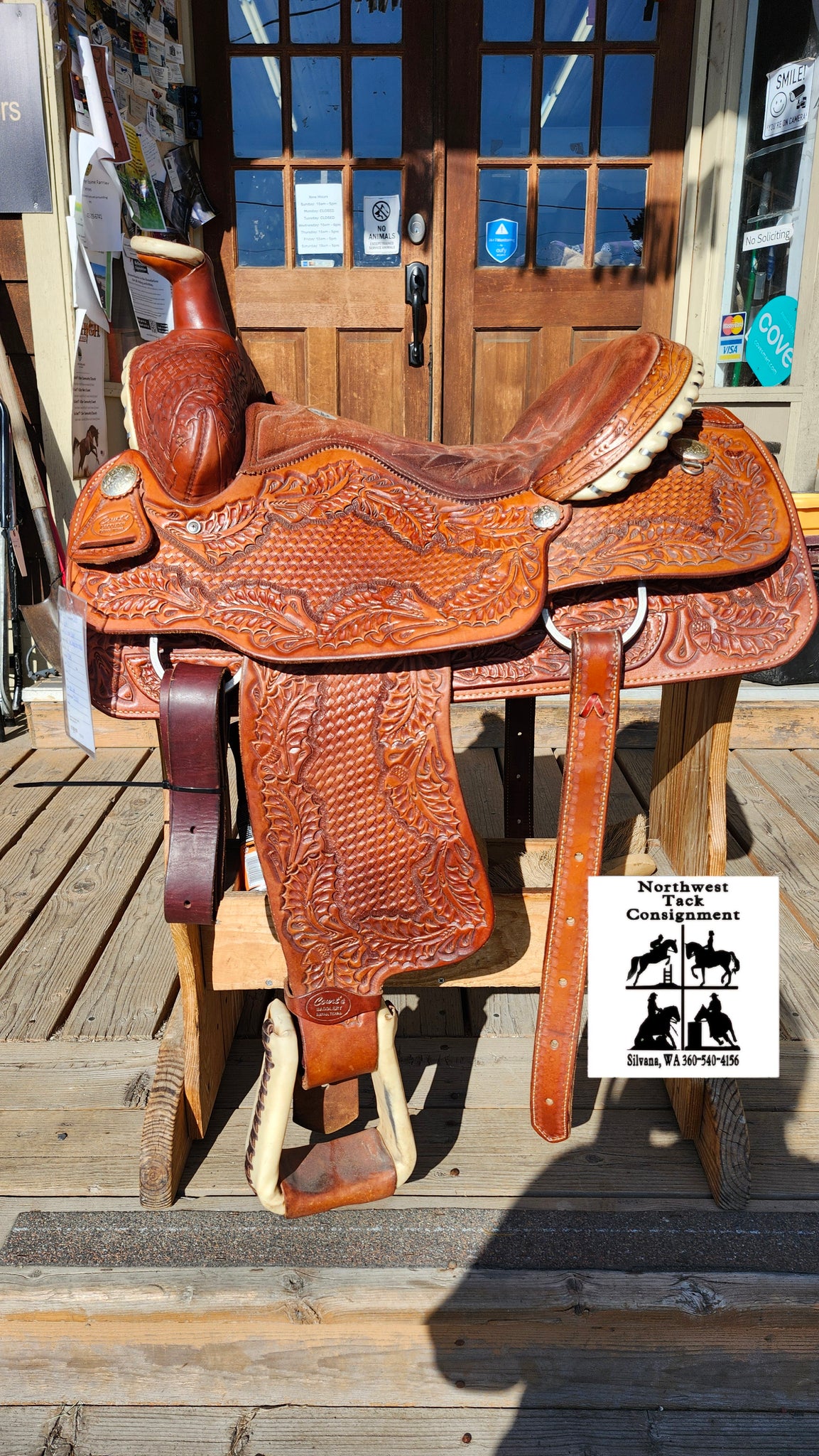 16" Courts Dee Pickett Roper Saddle