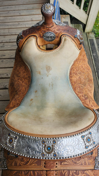 17" Silver Mesa Equitation Saddle
