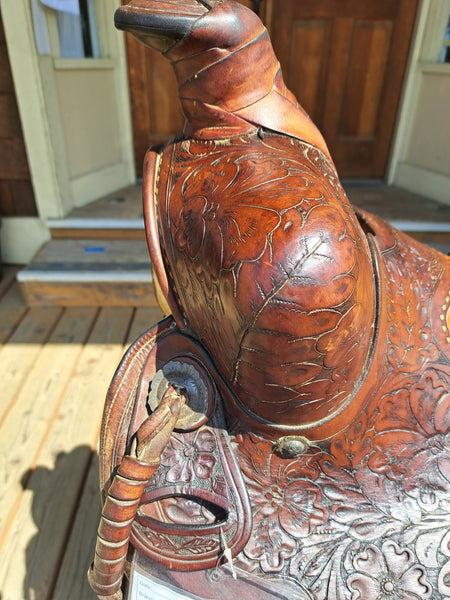 14" Vintage Hercules Olsen Western Saddle