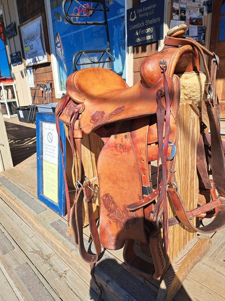 16" John Fallis Balanced Ride Western Saddle