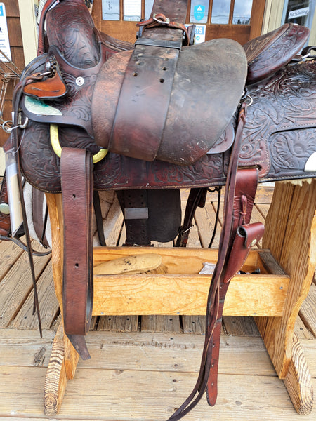 15" Hereford Tex Tan Western Pleasure Saddle