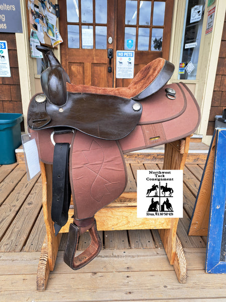 16" Synthetic Western Saddle