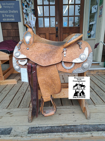 16.5" Blue Ribbon Western Equitation Show Saddle