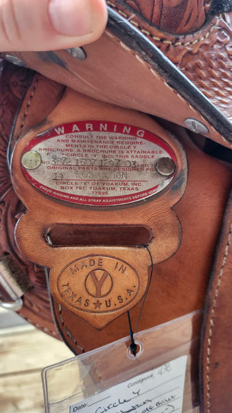 16" Circle Y Western Equitation Show Saddle