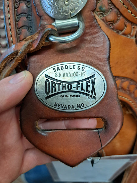 16" Ortho-flex Range Roper Ranch Saddle