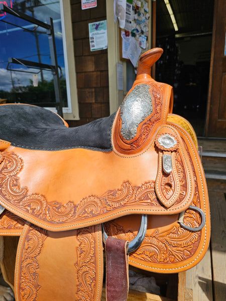 16.5" Randy Paul by Bob's Custom Saddlery Western Equitation Saddle