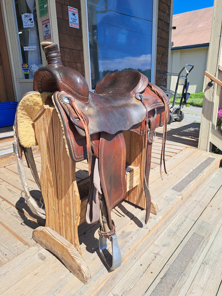 16.5" Brighton Saddlery Ranch Roping Saddle