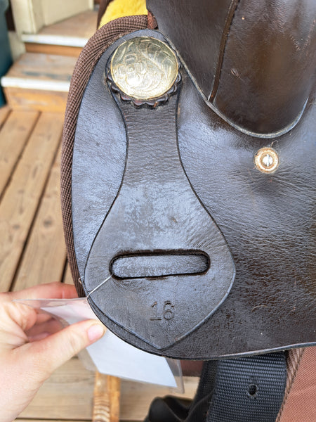 16" Synthetic Western Saddle