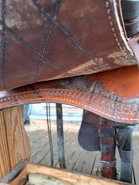 16" Ortho-flex Range Roper Ranch Saddle