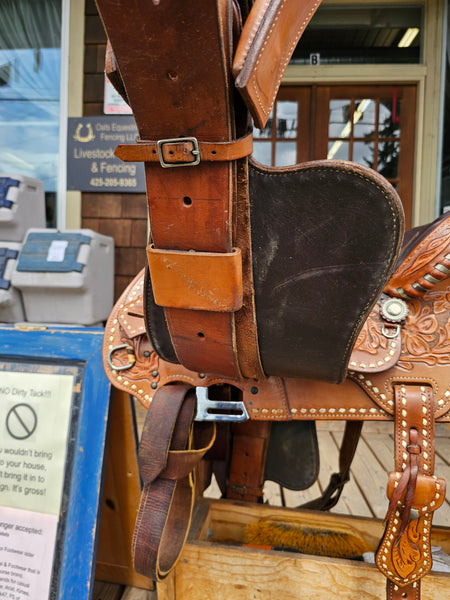 15" Vintage Hereford Tex Tan Western Equitation Saddle