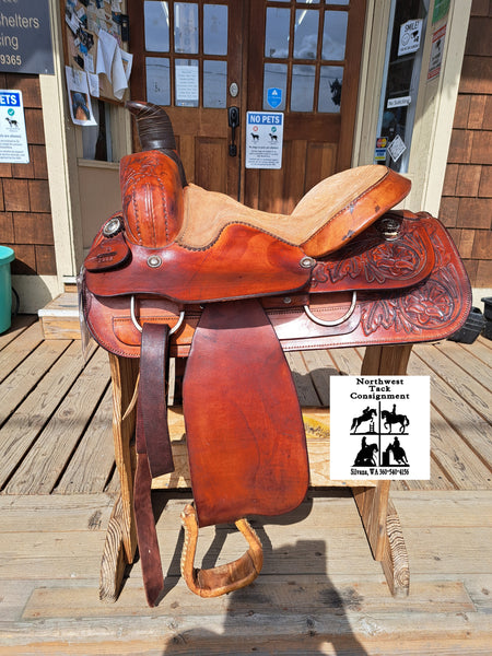 15" Texas Saddlery Roping Saddle