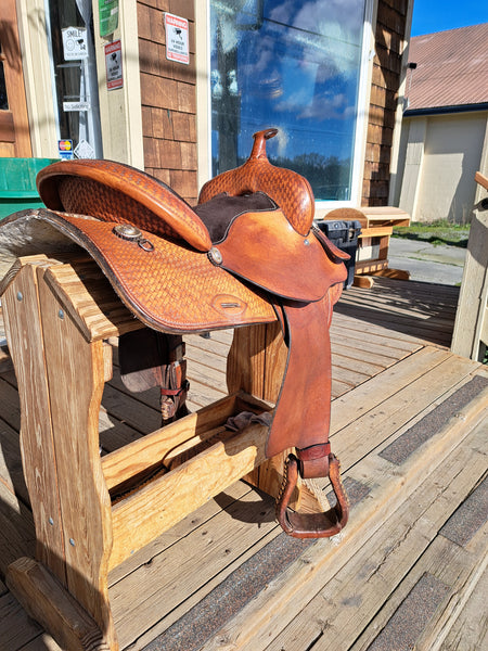 16" Hereford Tex Tan All Around Western Saddle