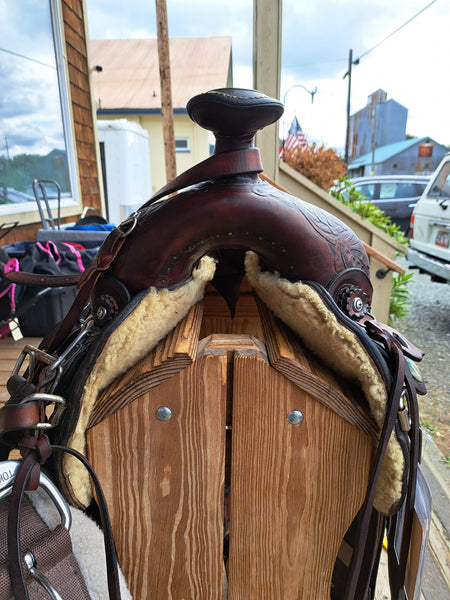 15" Hereford Tex Tan Western Pleasure Saddle