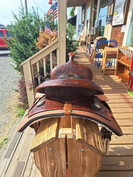 13" Double T Barrel Saddle