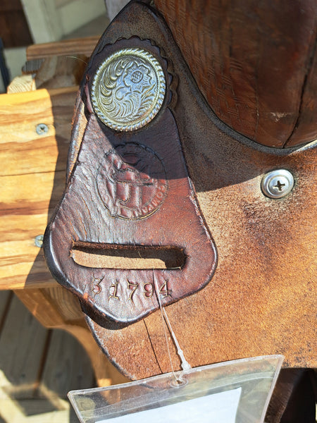 14" Courts Saddle Co Barrel Saddle