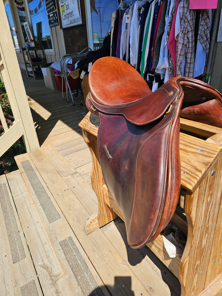 16.5" Bates Caprilli Close Contact Jump Saddle