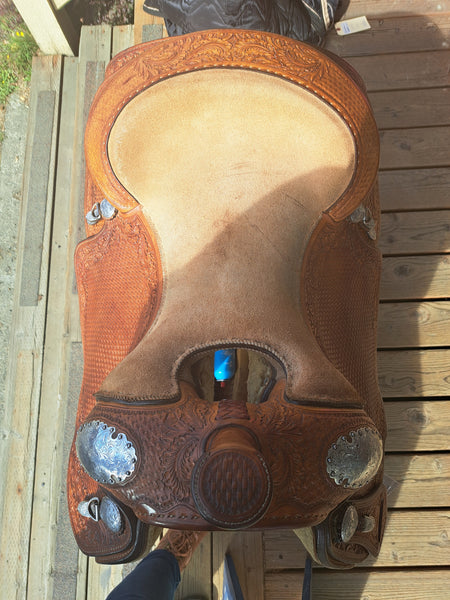 16" Blue Ribbon Western Equitation Show Saddle