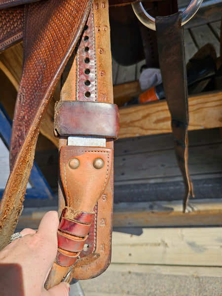 16.5" Bob's Custom Saddles Jordan Larson Reining Saddle