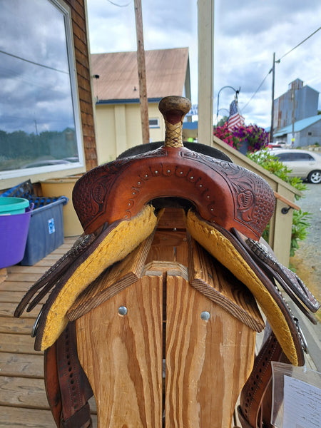 14.5" Teskey's Trophy Barrel Racing Saddle