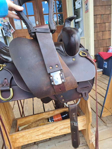 16.5" Tucker High Plains Western Trail Saddle
