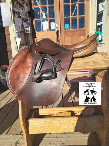 16" Butet Close Contact Jumping Saddle
