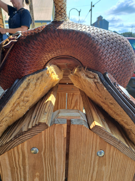 14" Crates Squeak Huber Barrel Racing Saddle