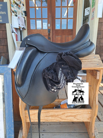 17.5" Custom Saddlery Advantage R Monoflap Dressage Saddle