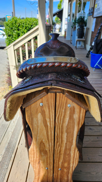15" Vintage Circle Y Equitation Saddle