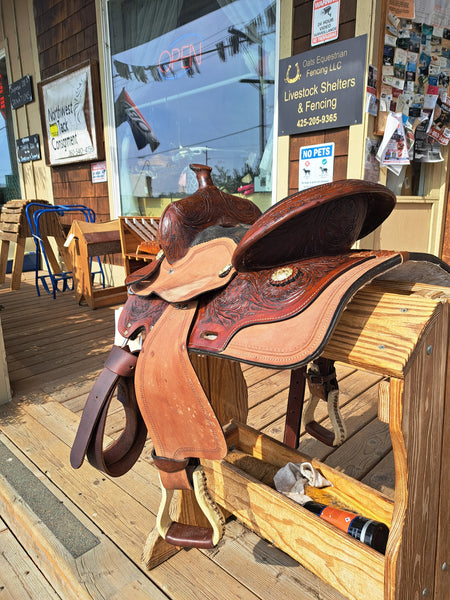 13" Double T Barrel Saddle