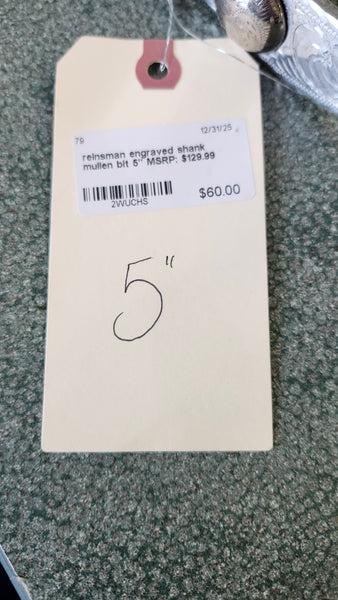 5" Reinsman Shank Bit