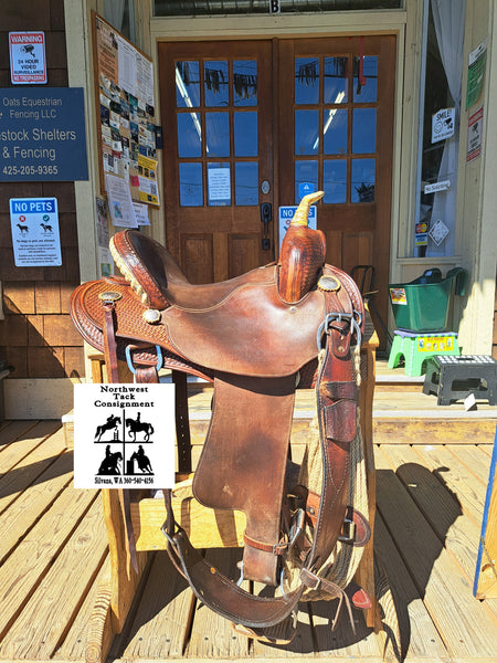 14" About The Horse Barrel Saddle