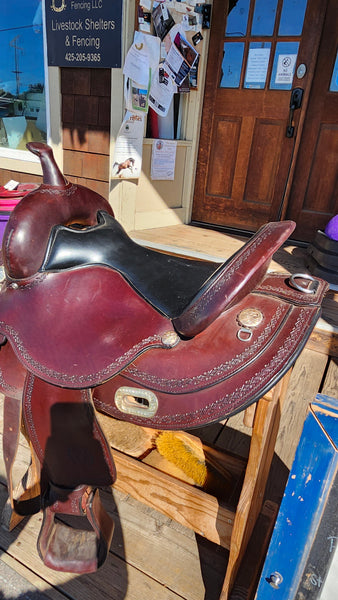 16" Circle Y Oasis Arabian Flex Lite Trail Saddle