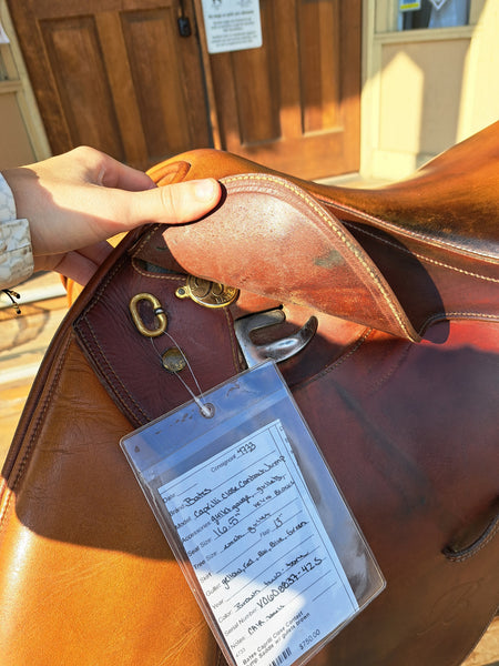 16.5" Bates Caprilli Close Contact Jump Saddle
