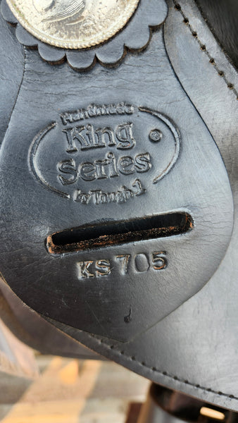 ON TRIAL 16" King Series Synthetic Gaited Western Trail Saddle