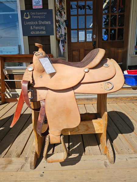 16" RS Saddlery Roughout Training Saddle