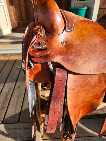 15"  Red Ryder Roping Saddle