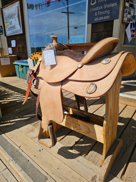 16" RS Saddlery Roughout Training Saddle