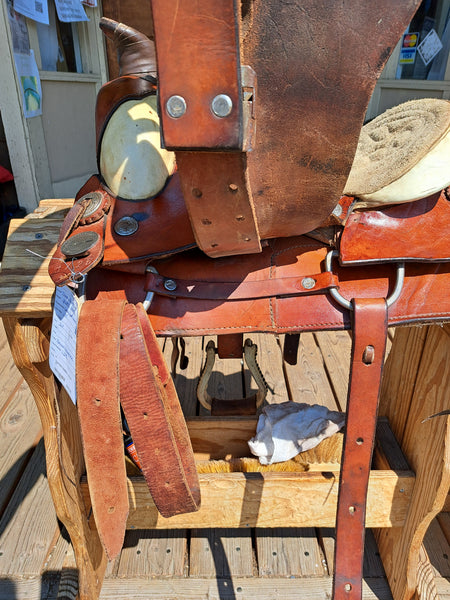 13" Three Bars Saddlery Youth All Around Saddle