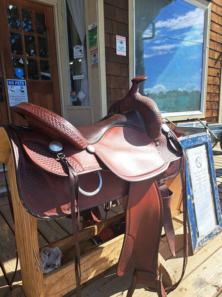 17" Crates Supreme Western Trail Saddle