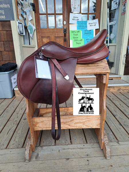 17.5" Bates Hunter Jumper Saddle