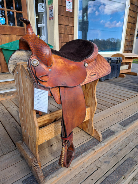 16" Hereford Tex Tan All Around Western Saddle