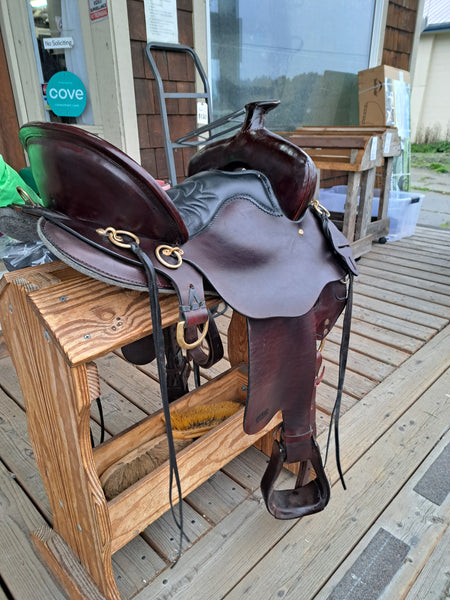 15.5" Tucker Black Mountain Trail Saddle