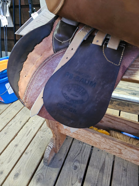 17" Passier PS Baum All Purpose English Saddle