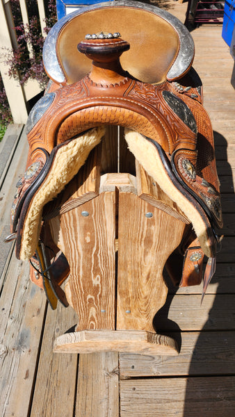 17" Mary's Custom Tack Western Equitation Show Saddle